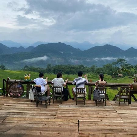 Pu Luong May Home & Cafe Lang Bang Buitenkant foto