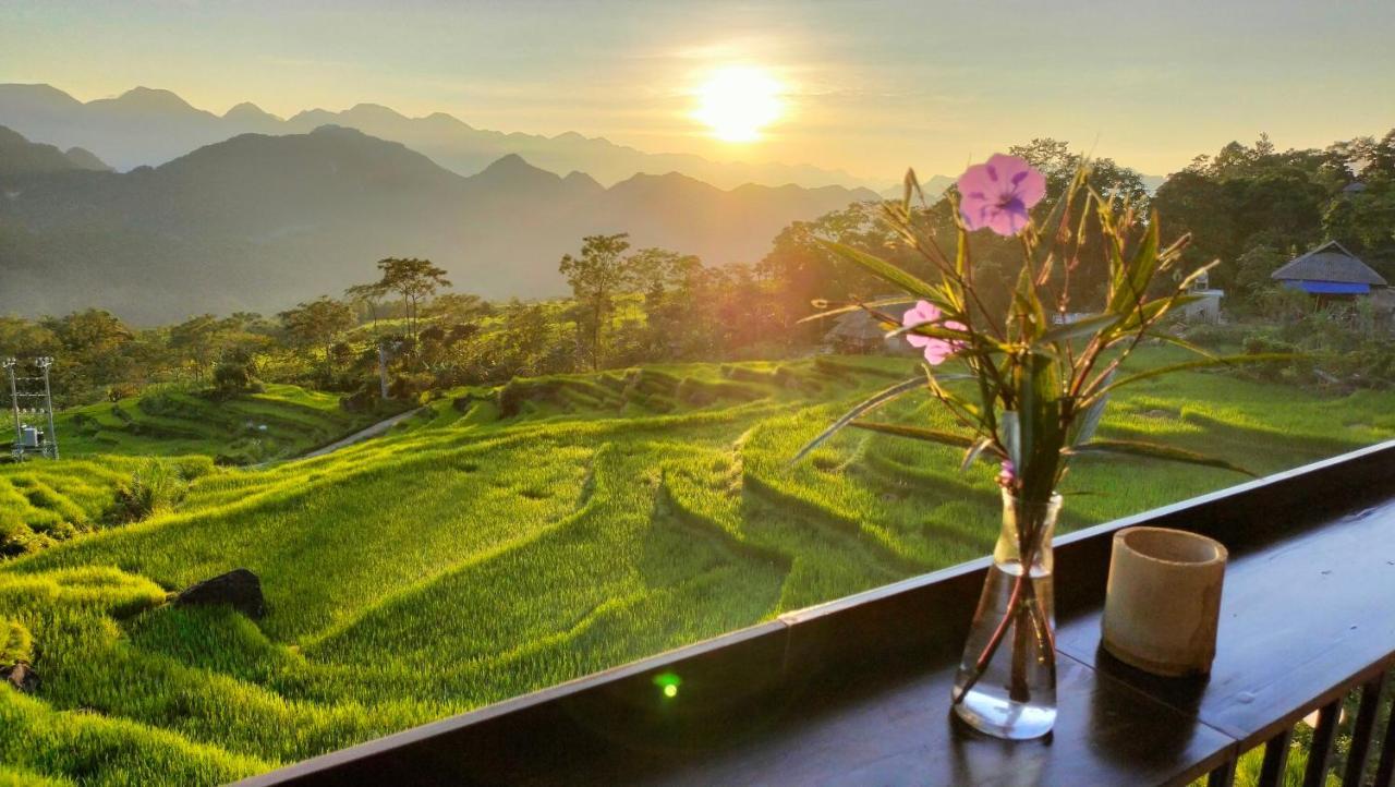 Pu Luong May Home & Cafe Lang Bang Buitenkant foto