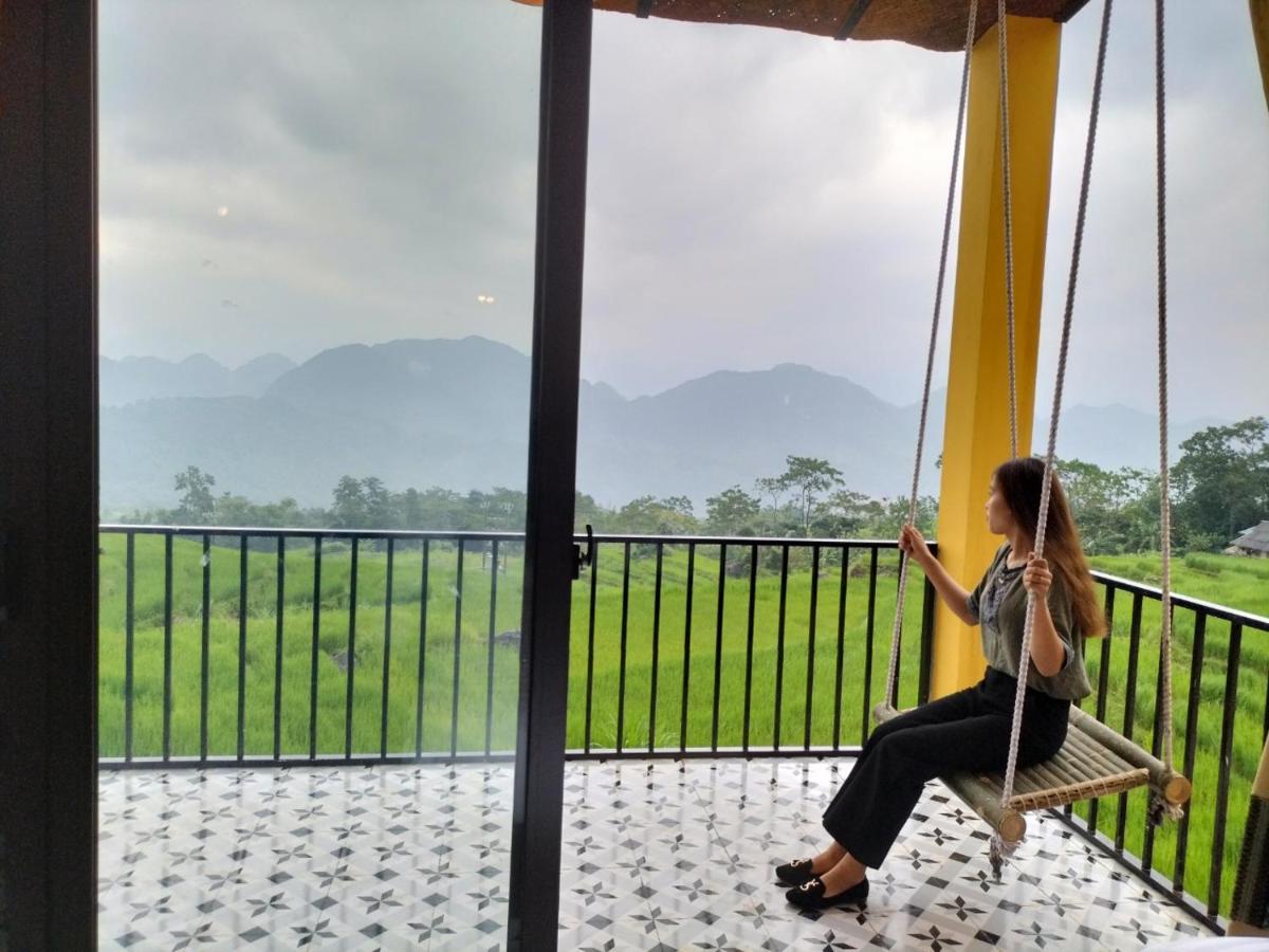 Pu Luong May Home & Cafe Lang Bang Buitenkant foto
