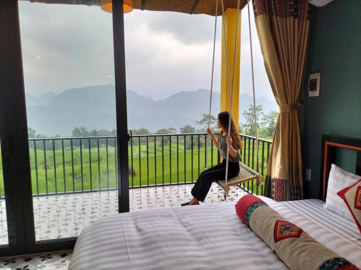 Pu Luong May Home & Cafe Lang Bang Buitenkant foto
