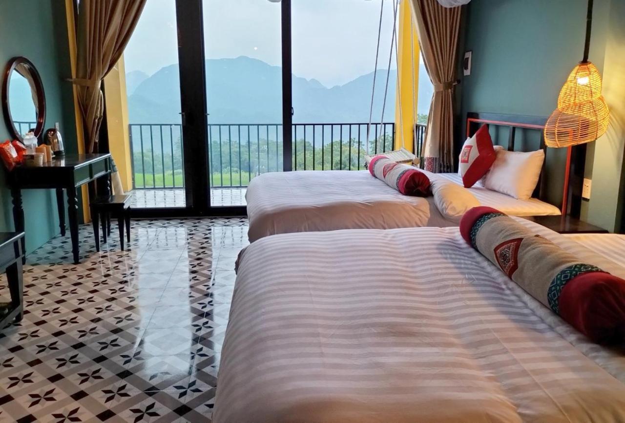 Pu Luong May Home & Cafe Lang Bang Buitenkant foto