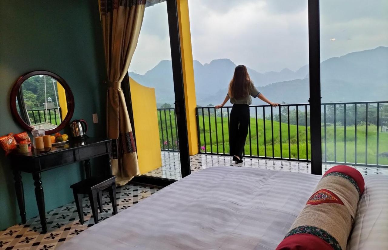 Pu Luong May Home & Cafe Lang Bang Buitenkant foto