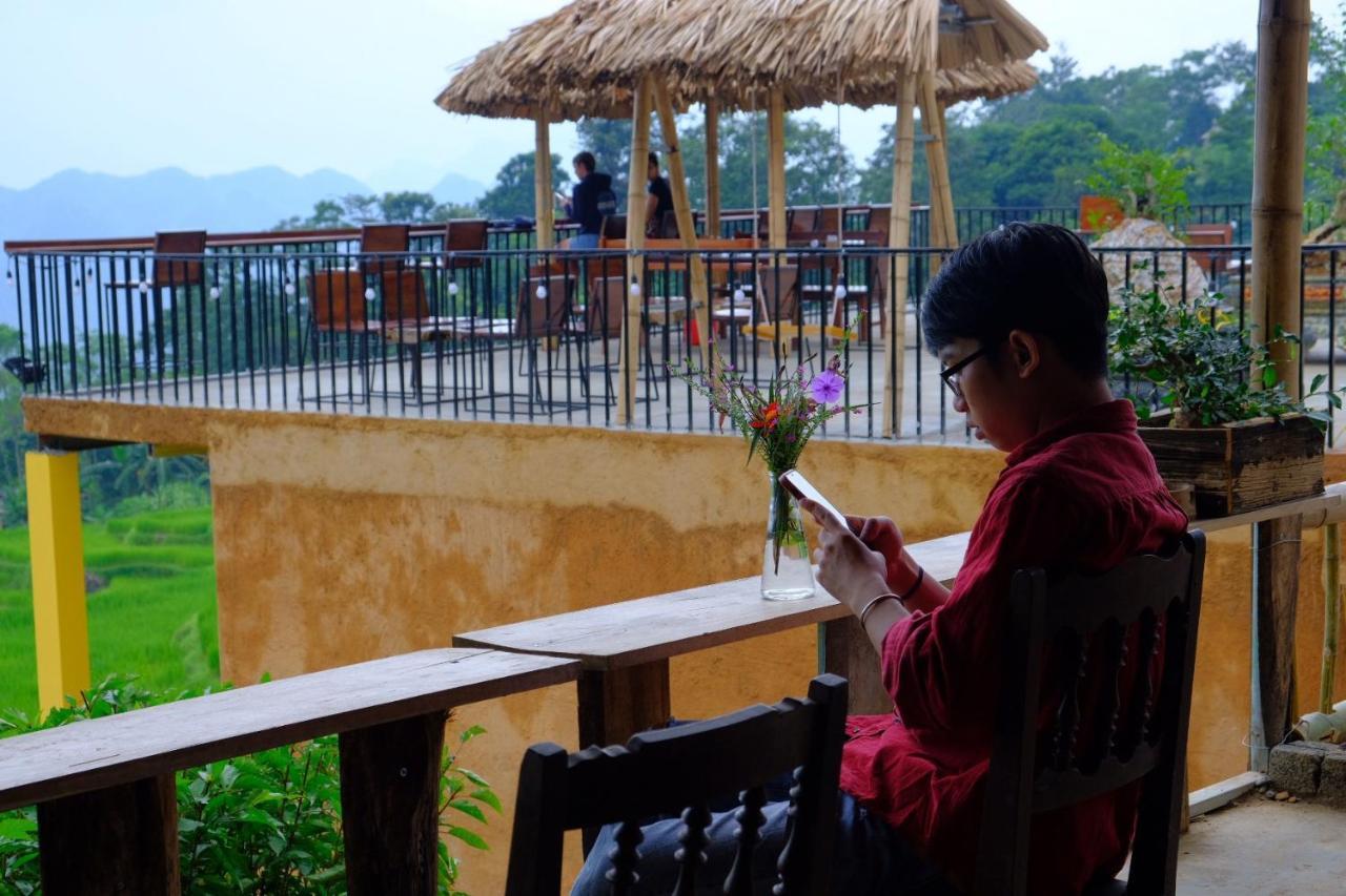 Pu Luong May Home & Cafe Lang Bang Buitenkant foto