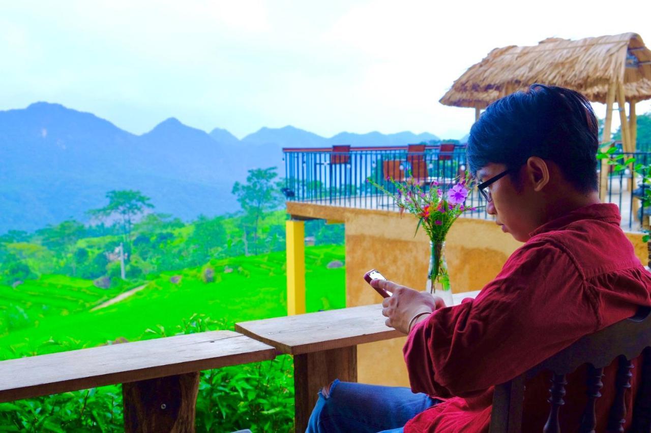Pu Luong May Home & Cafe Lang Bang Buitenkant foto