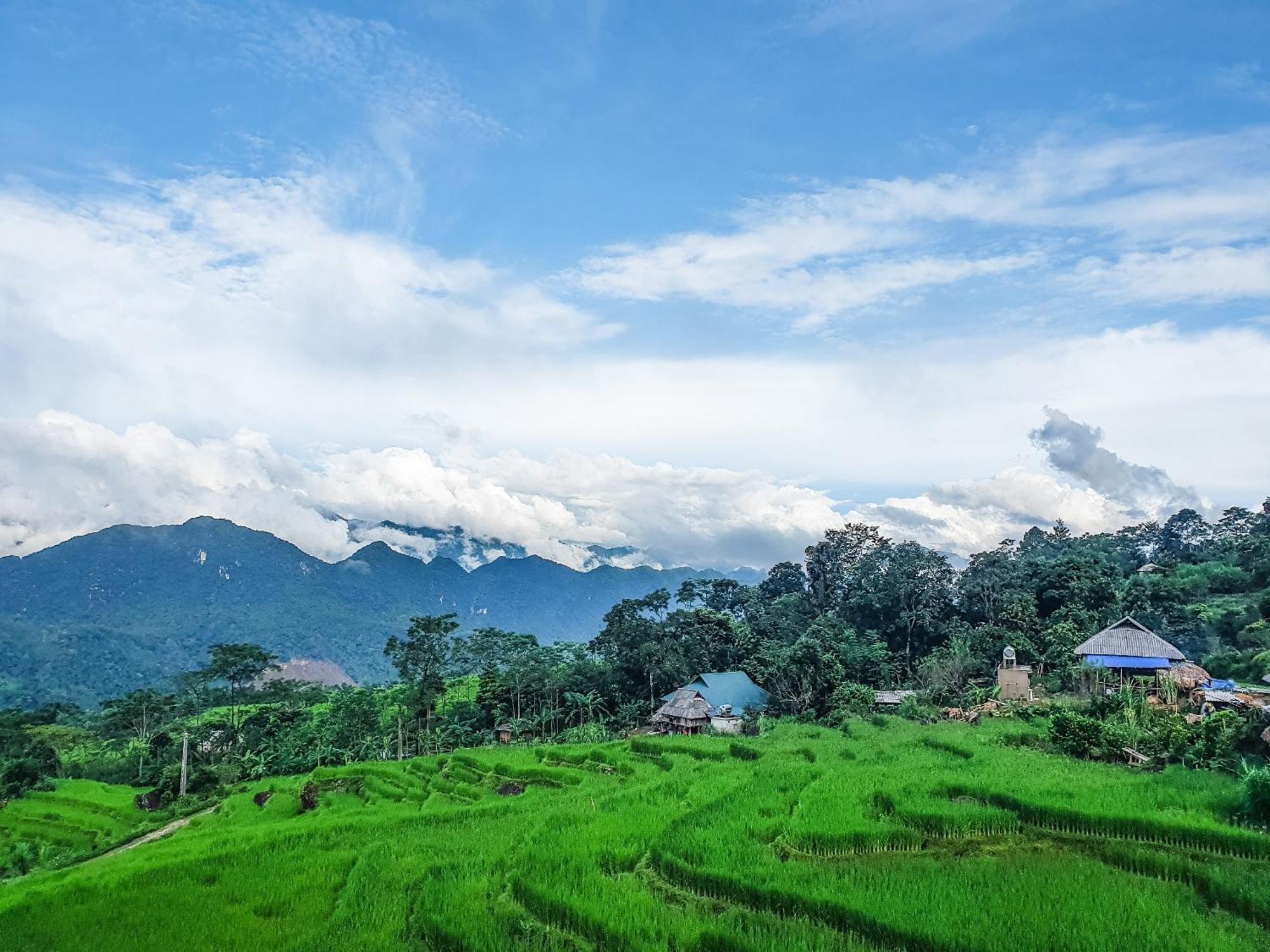 Pu Luong May Home & Cafe Lang Bang Buitenkant foto
