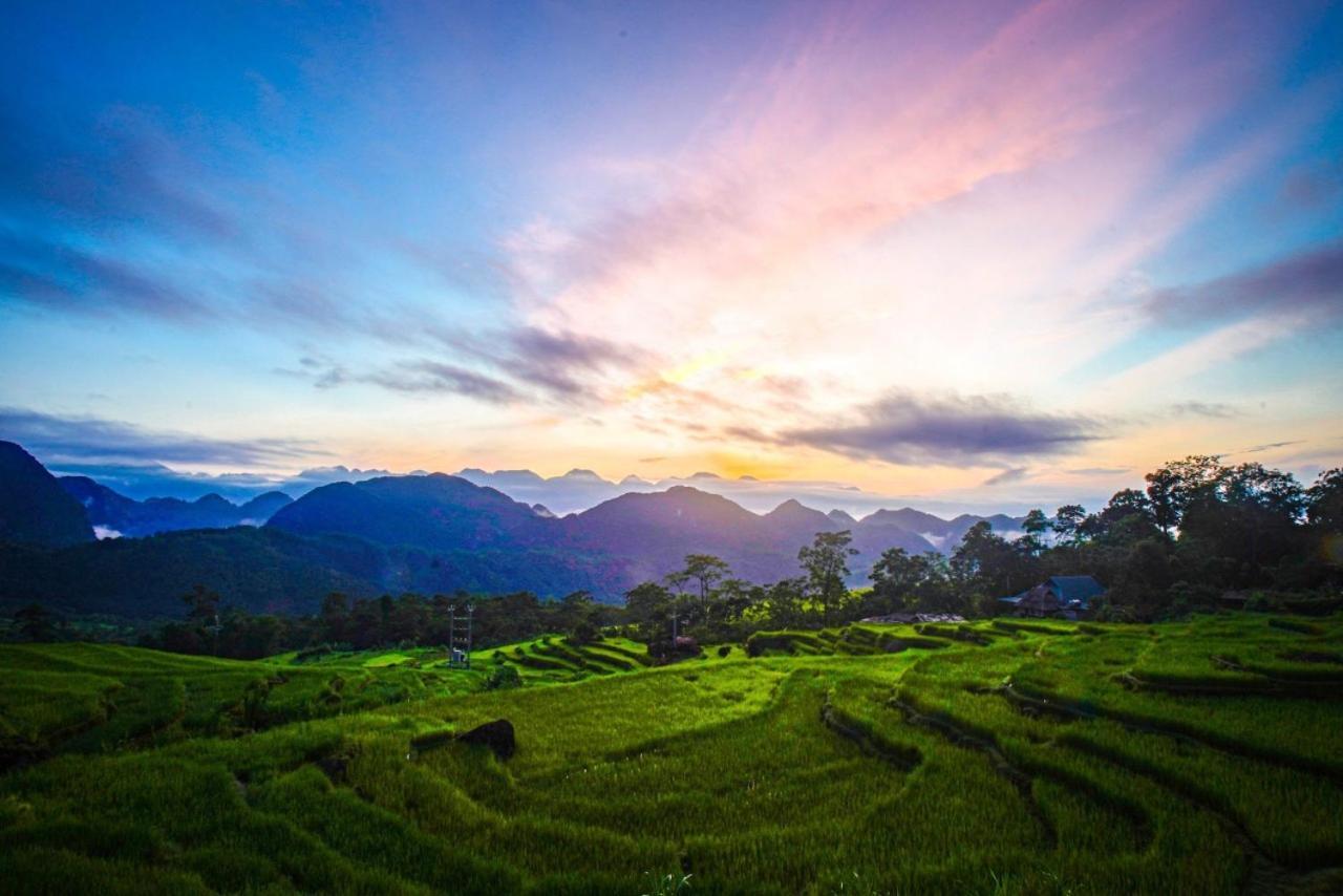 Pu Luong May Home & Cafe Lang Bang Buitenkant foto