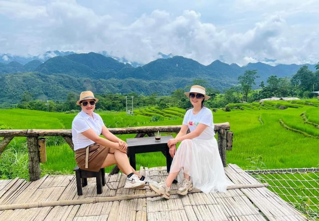 Pu Luong May Home & Cafe Lang Bang Buitenkant foto