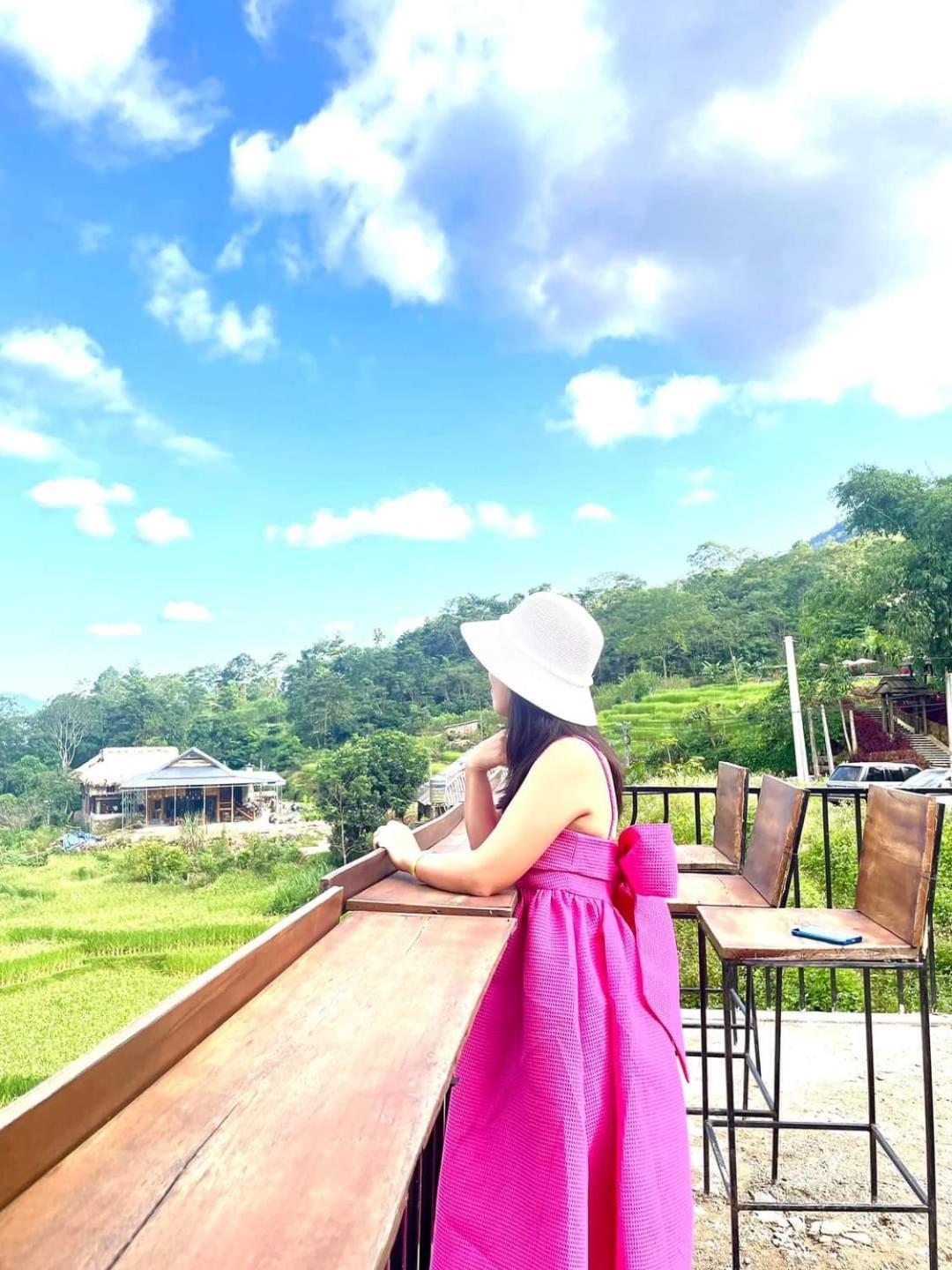 Pu Luong May Home & Cafe Lang Bang Buitenkant foto