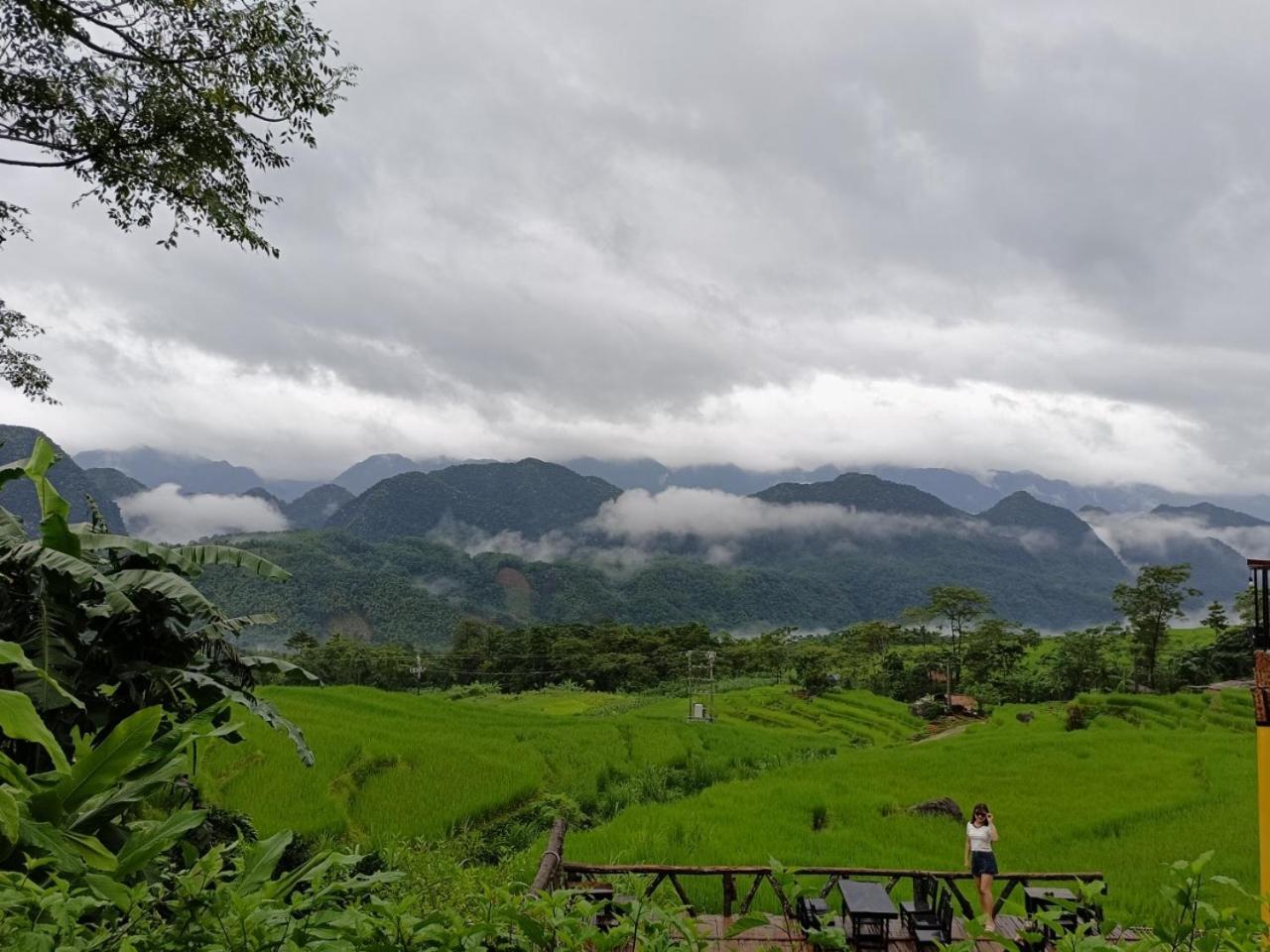 Pu Luong May Home & Cafe Lang Bang Buitenkant foto