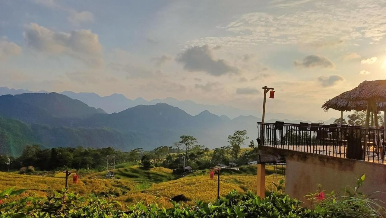 Pu Luong May Home & Cafe Lang Bang Buitenkant foto
