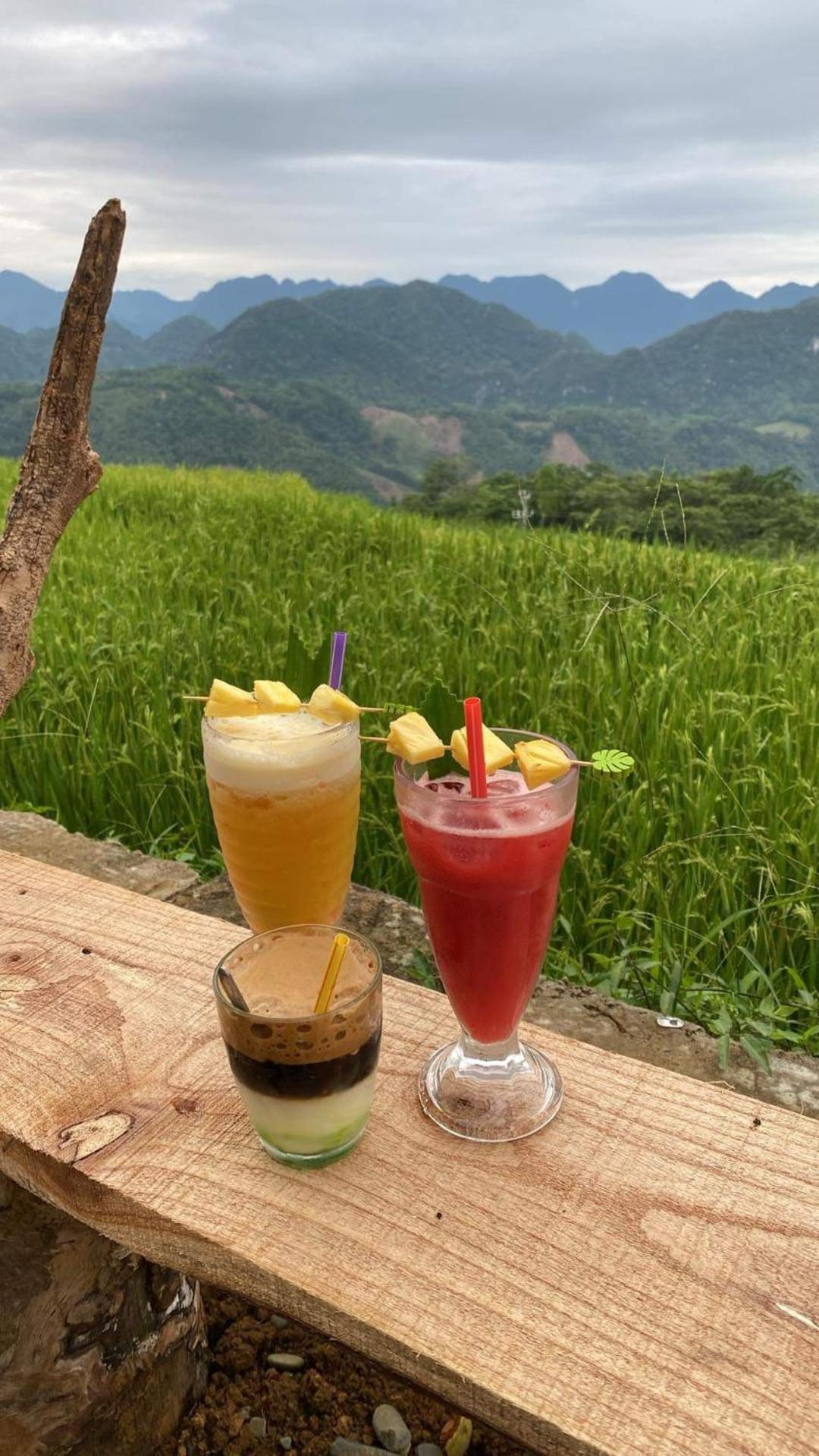 Pu Luong May Home & Cafe Lang Bang Buitenkant foto