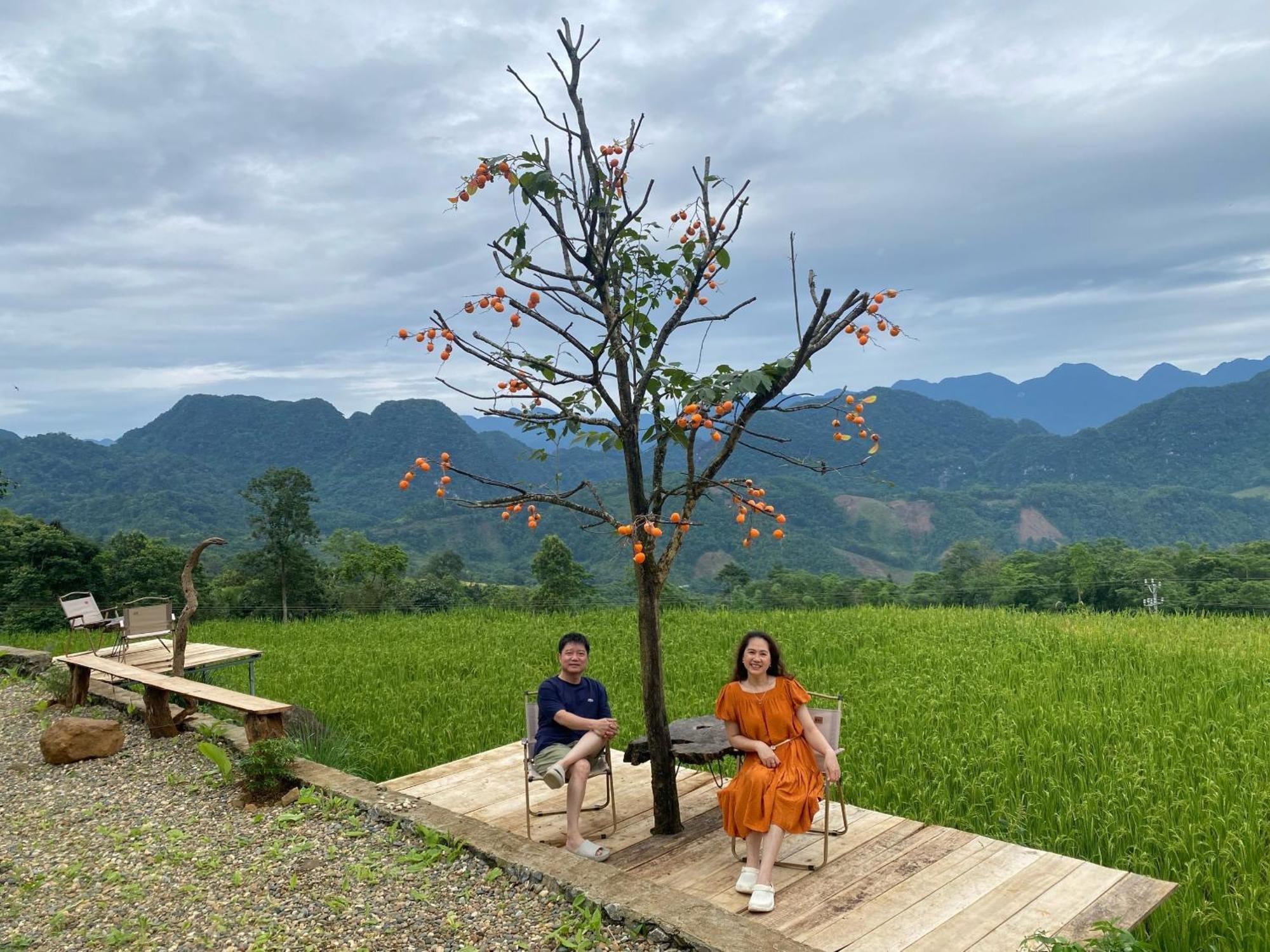 Pu Luong May Home & Cafe Lang Bang Buitenkant foto