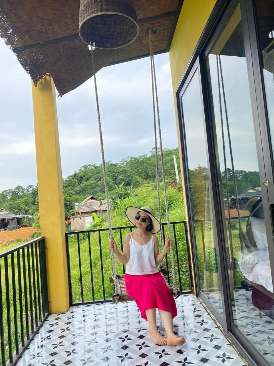 Pu Luong May Home & Cafe Lang Bang Buitenkant foto