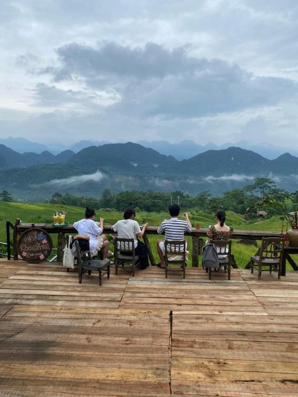 Pu Luong May Home & Cafe Lang Bang Buitenkant foto